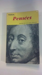 Pensées / Pascal / Garnier