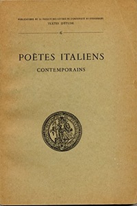 Poètes italiens contemporains / Natoli-Ricklin / Société d'Edition Les Belles Lettres / 1955